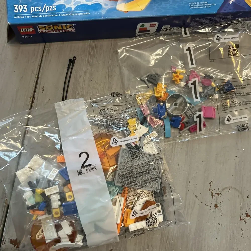 LEGO Sonic The Hedgehog Tails Adventure Boat 76997 Brand New Open Box